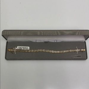 Bracelet 18 KT Gold over sterling silver new